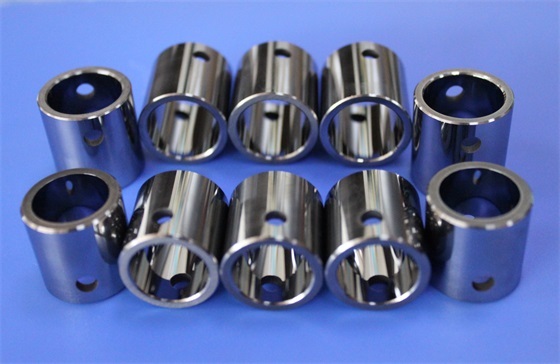 Non-Magnetic WC-Ni Alloy Tungsten Carbide Sleeve with Precision Holes for MRI & Semiconductor Equipment