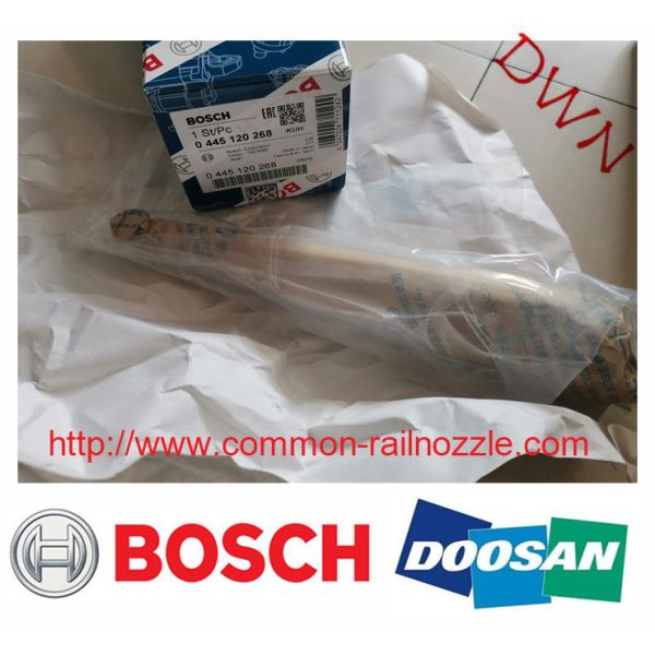 0445120268 BOSCH Fuel Injector Assy Diesel Common Rail For DOOSAN DL06S 65 10401