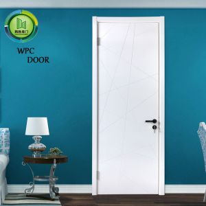 Customized WPC Plain Door Soundproof Durable Painting Bedroom Use