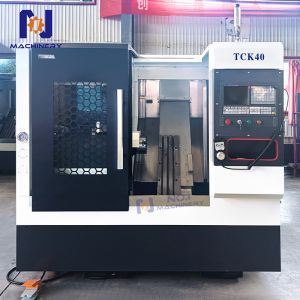 Mini Slant Bed CNC Lathe TCK40 GSK Control Turning Center For Metal Parts