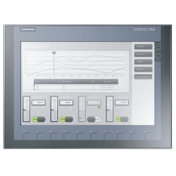 SIEMENS SIMATIC HMI KTP1200 Basic DP Basic Panel Key/Touch Operation 6AV2123-2MA03-0AX0