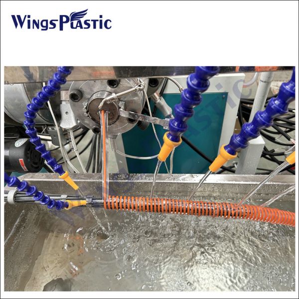 Plastic Extrusion Machine Line For Spiral PVC Suction Hose / Plastic PVC Spiral