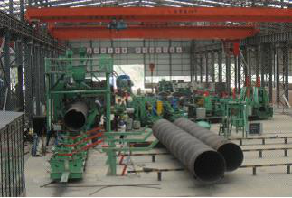 Hot Rolled Low Carbon Straight Seam Round Welding Pipe Machinery