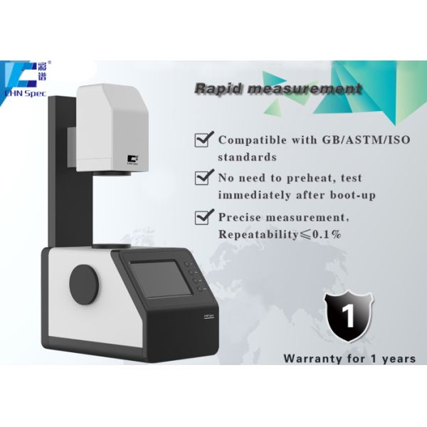 Open Measurement Area Vertical Haze Measurement Instrument Transmittance Haze