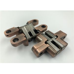Home Use Concealed Door Hinges , Solid Wood Cabinet SOSS Spring Hinge