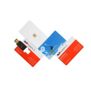 4GB 8GB Credit Custom Usb Business Card Portable Usb Flash Drive With Full Color