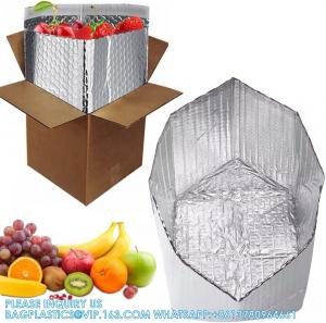 Wholesale Foil Insulated Box Liners For 8x8x8 Box Size-Pack Double-Sided Metalized Foil Insulated Shipping Boxes-Insulated from china suppliers