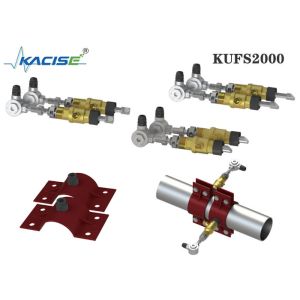 KUFS2000B Panel Mount Insertion Ultrasonic Flow Meter Installed In Instrument