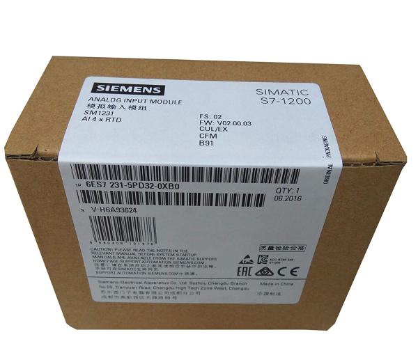 Quality 6ES7231-5PD32-0XB0 SIMATIC S7-1200 Analog Input Module SM 1231 RTD  4 x AI RTD Module PLC Module 6ES7 231-5PD32-0XB0 for sale