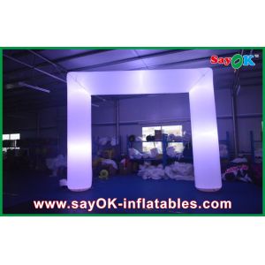 Large White Light Inflatable Entrance Arch Big Rental Inflable Arch Price Event