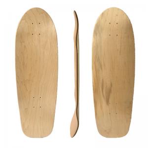 China 28inch Kick Shape Old School Longboard Skateboard Blank Decks Maple Wood on sale