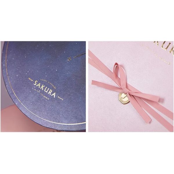 Cherry Blossom Cosmetics Paperboard Recycled Paper Gift Boxes