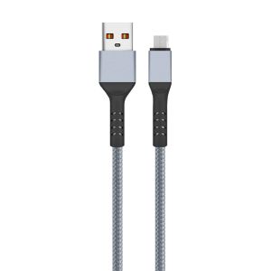 Customized Braided Charging Cable for Lightning/Android/Type C Devices 1M USB 2.0 Cable for Fast Charging and Data Transfer