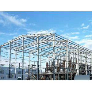 Custom Steel Structure Warehouse with Galvanized Portal Frame
