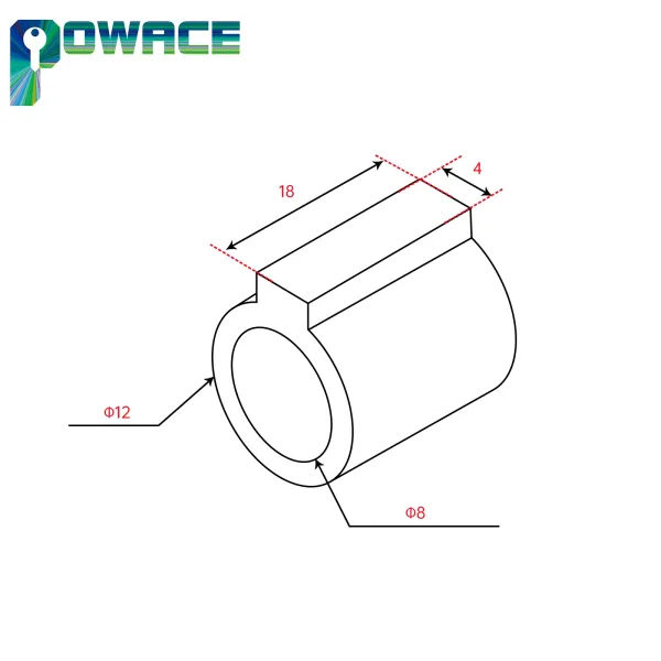Shaft Sleeve Adapter WM210V CD210V Bench Lathe Accessories