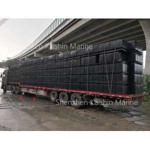 Modular HDPE Marine Floating Dock EPS Foam Cube Floating Pontoon Dock 1200x800x5