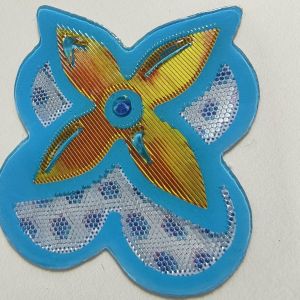 Sew On Custom Phantonm Colored  Effect Hologra Fancy TPU Soft Patches