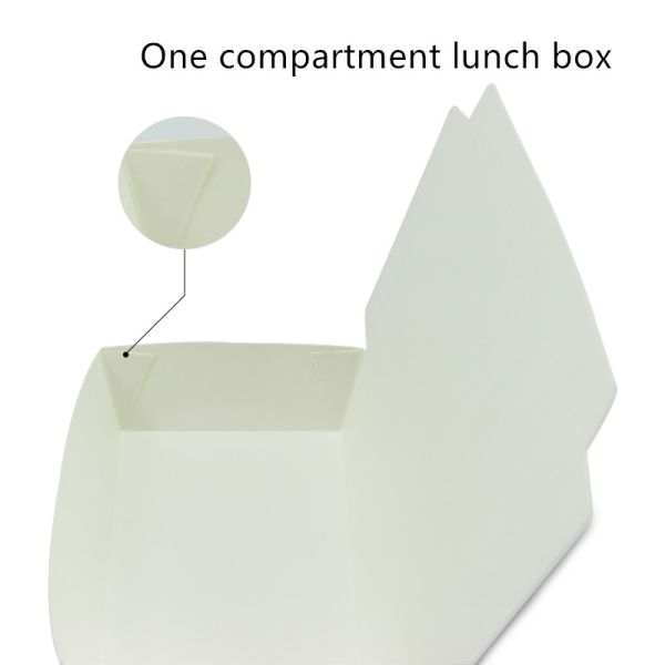 One Compartment Microwavable Disposable Bento Box Containers