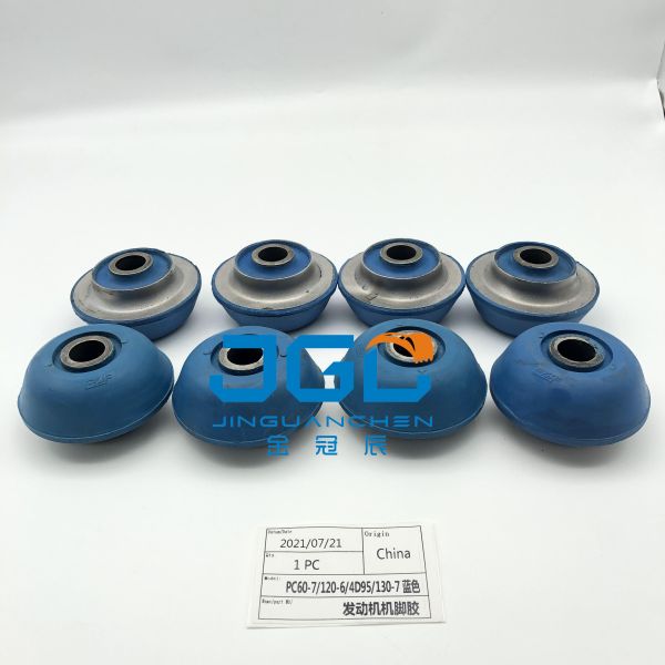 Quality High-Quality Multiple Rubber Mounts Engine Excavator Parts Engine Cushion For PC60-7 PC120-6 4D95 PC130-7 for sale