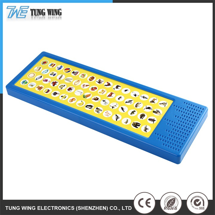 Educational Module Board Book with Remote Control Flash of Light for 3-8 Years