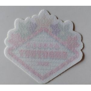 No Shrinking Custom Sublimated Patches Iron On Backing Dry Cleanable