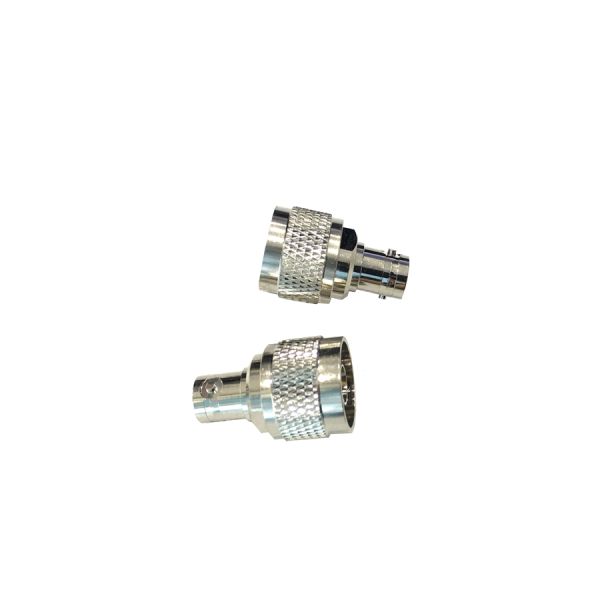 Rf Coaxial Nickel Plated N Male To BNC Female Connector Adaptor 2500V Rms