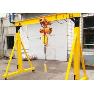 Wireless Control Mini 4 Wheels Workshop Gantry Crane A Frame