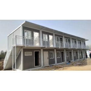 Reusable Flat Pack Premade Container Homes Welded Grade 9 Earthquake Resistance