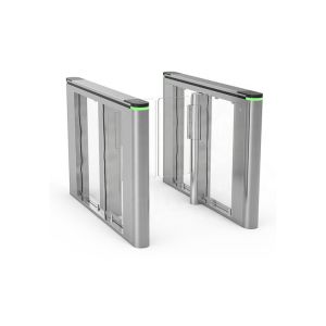 40P/ Min SS304 Acrylic Swing Turnstile Gate Brushless DC Motor 100W
