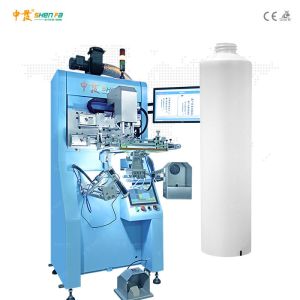 Irregular Shape 25pcs/Min Servo Semi Automatic Screen Printer