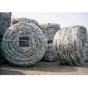 Low Carbon Steel 7.5cm SWG18 Coiled Barbed Wires