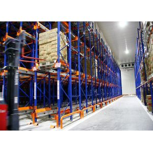 Radio Shuttle Racking System / Automated Warehouse Racking Systems With Pallet
