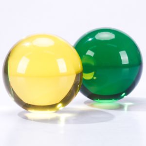 Custom transparent Contact Juggling Ball Magic Tricks Crystal Ultra Clear