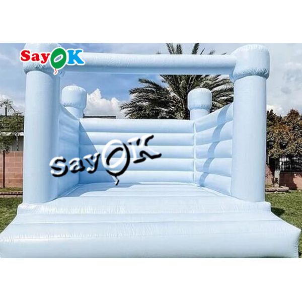 Macaron Color Air Inflatable Wedding Bounce Castle For Adults Party