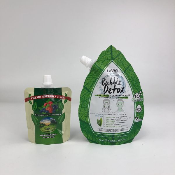 Quality Top Quality Custom Logo Printed New Design Reusable Spout Pouches Food Drink Juice Milk Container Sealable Bags for sale