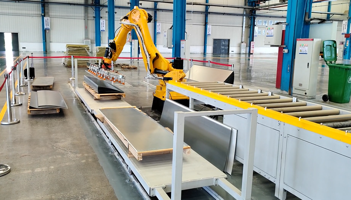 3 Axis Automatic Palletizing Robotic Arm 4 Pcs/Min For 3m Board