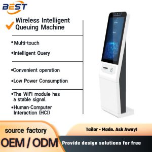 Wireless Paging Calling Queue Management Ticket Dispenser With Timer Camera