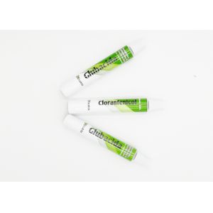 Empty Cylindrical Shape Eye Ointment Tube D13.5MM Customized Color With Long