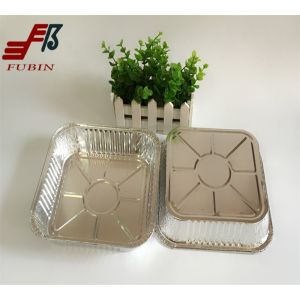 China Thermal Insulation 8 Inch Square Foil Tray FDA certificate on sale