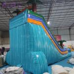 Custom Inflatable Waterslide Palm Tree Bouncy Water Slide PVC Inflatable Slide