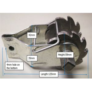 Heavy Duty Inline Farm Fence Wire Tensioner With Compression Clip