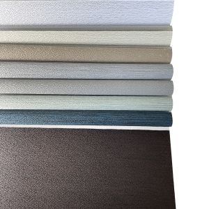 Multi Color 3M Width Double Layers Day And Night Zebra Blinds Fabric For Window