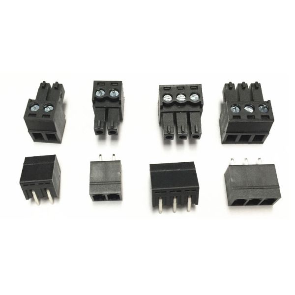 3.81mm Pitch PCB Pluggable Screw Terminal Blocks Plug + Right Angle Pin Header