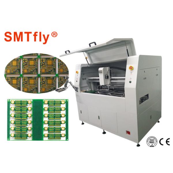 Inline Cnc PCB Router Machine , PCB Laser Cutter Double Workbench SMTfly-F06