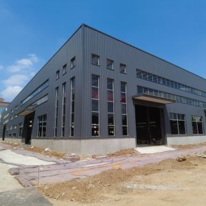 Wholesale Prefab Steel Structure Warehouse Building with Large Span and Crane from china suppliers