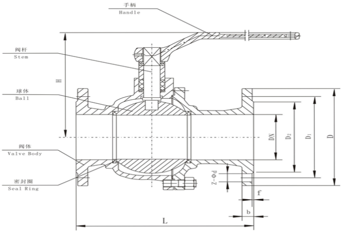 1 Inch 1.6 Mpa Pressure Floating Ball Valve Ss304 Stainless Steel Material