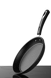 Factory Direct Sale Thickened Black Iron Cooking Frying Pan Medical Stone