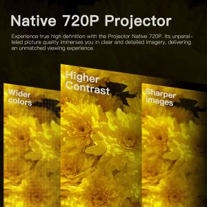 Flyin S40 Home theater Full HD 1080P 4K Projector Game Projector 120 ANSI Lumens