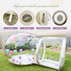 Customized Color Inflatable Bubble Tent with 0.65mm PVC Tarpaulin and 3 Years