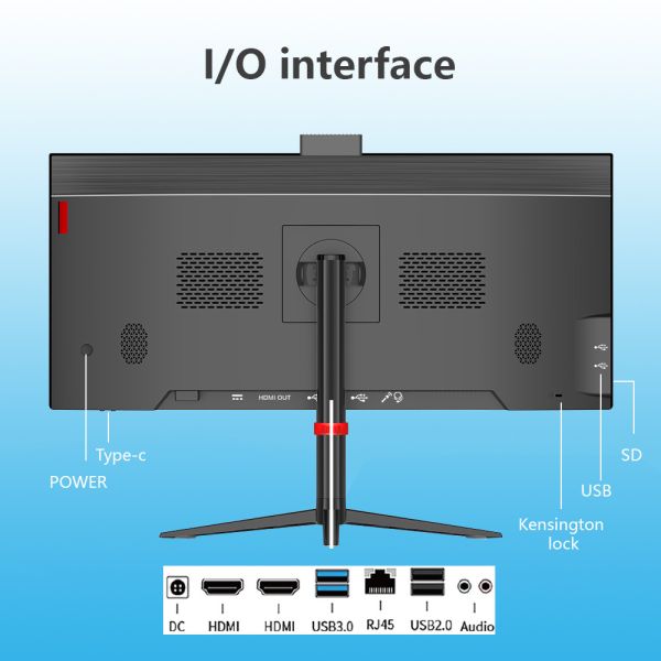 Core I3 I5 I7 I9 CPU All In One Desktop Computer 30 Inch for Students and